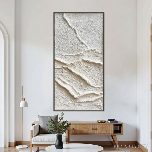 BUYARTVIEW Silent Strata – Wabi Sabi Textured Minimalist Abstract Painting - image 2