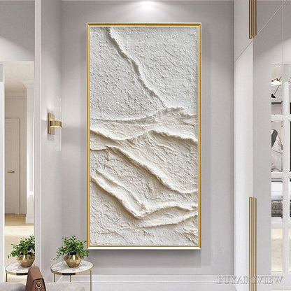 BUYARTVIEW Silent Strata – Wabi Sabi Textured Minimalist Abstract Painting - image 4