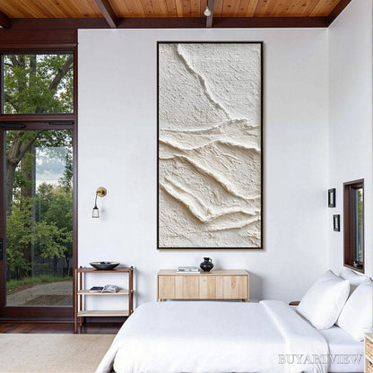 BUYARTVIEW Silent Strata – Wabi Sabi Textured Minimalist Abstract Painting - image 6