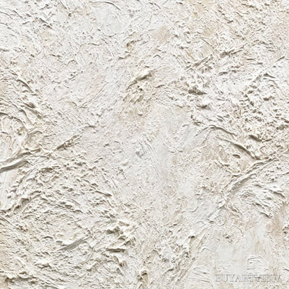 BUYARTVIEW Alabaster Veil – Textured Wabi Sabi Minimalist Painting - image 5