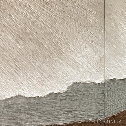 BUYARTVIEW Terra Firma – Textured Abstract Earth Tones Triptych Painting - image 6