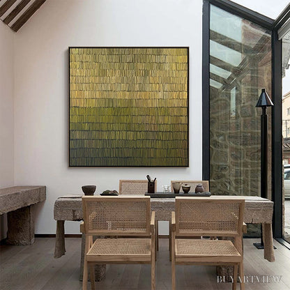 BUYARTVIEW Terraced Serenity – Wabi Sabi Minimalist Abstract Painting - image 4