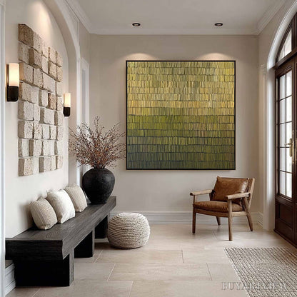 BUYARTVIEW Terraced Serenity – Wabi Sabi Minimalist Abstract Painting - image 6