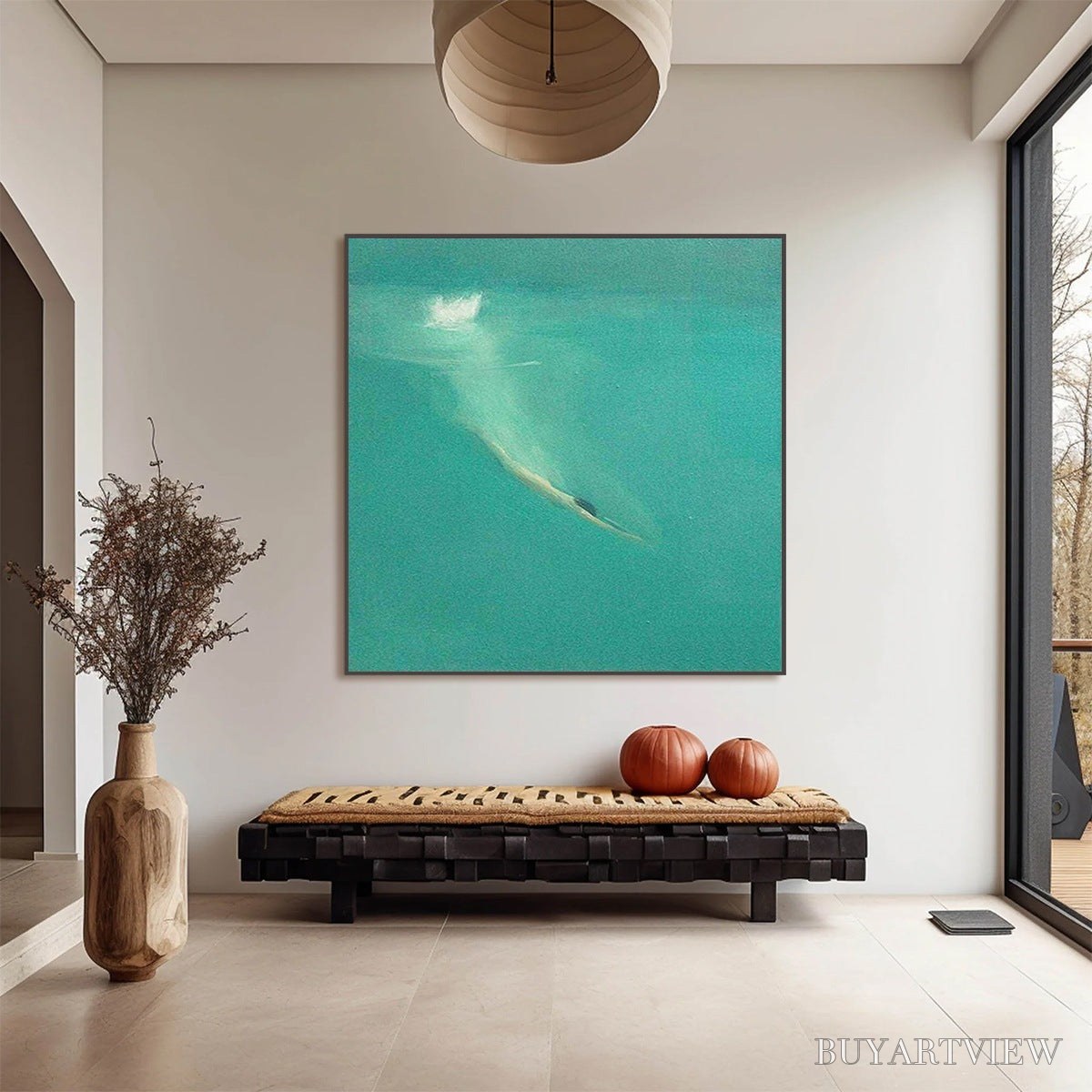 BUYARTVIEW Submerge – Minimalist Wabi Sabi Sea Painting - image 4