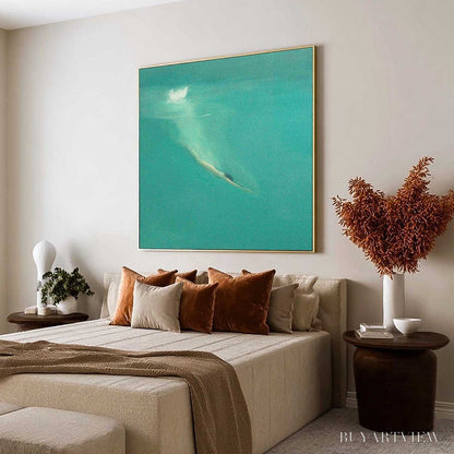 BUYARTVIEW Submerge – Minimalist Wabi Sabi Sea Painting - image 5