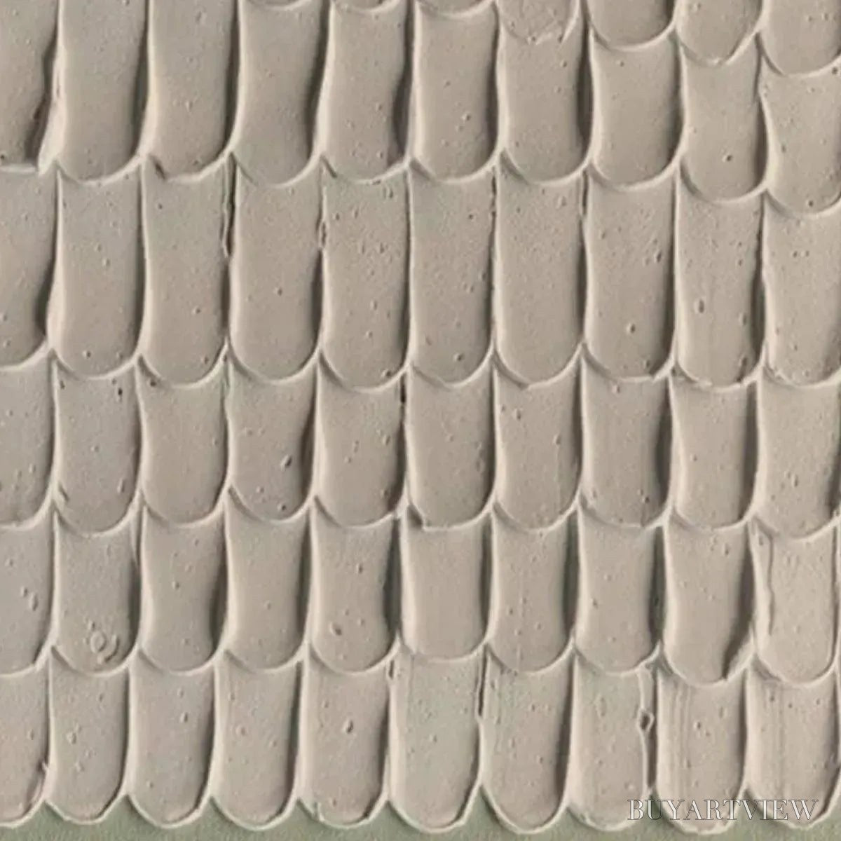 BUYARTVIEW Textured Scales – Textured Abstract Painting in Neutral Tones - image 3