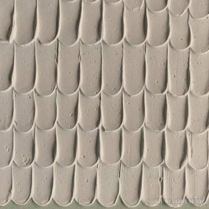 BUYARTVIEW Textured Scales – Textured Abstract Painting in Neutral Tones - image 3