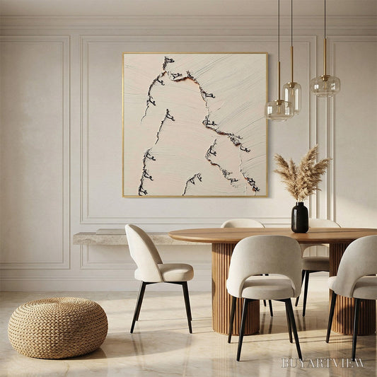 BUYARTVIEW Fissure – Wabi Sabi Inspired Textured Abstract Art - image 2