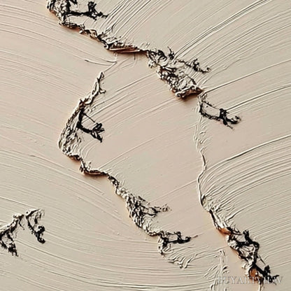 BUYARTVIEW Fissure – Wabi Sabi Inspired Textured Abstract Art - image 3