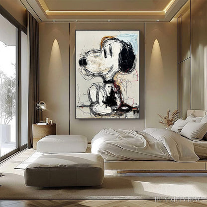 BUYARTVIEW Joyful Nostalgia – Textured Pop Art Painting of a Nostalgic Icon - image 2