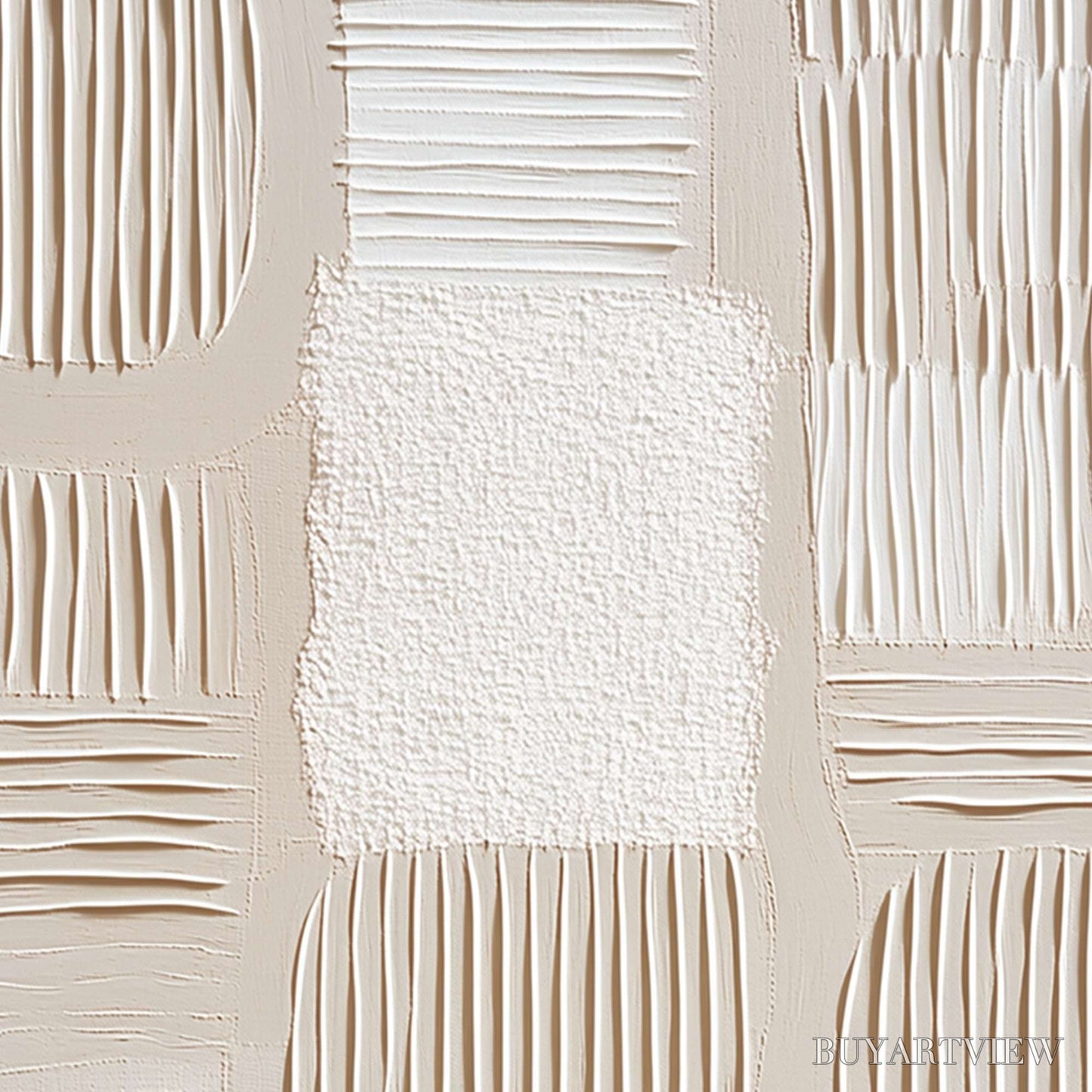 BUYARTVIEW Silent Rhythms – Textured Wabi Sabi Abstract Painting - image 3