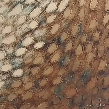 BUYARTVIEW Golden Drift – Textured Wabi Sabi Abstract Oil Painting - image 3