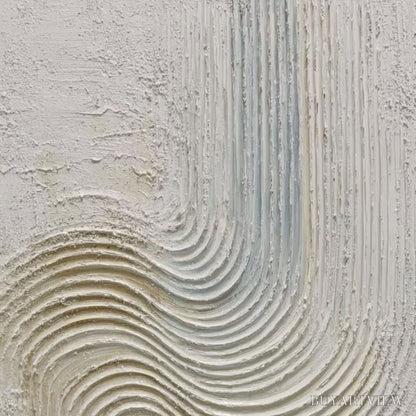 BUYARTVIEW Silent Frequency – Textured Wabi Sabi Minimalist Abstract - image 3