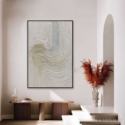 BUYARTVIEW Silent Frequency – Textured Wabi Sabi Minimalist Abstract - image 4