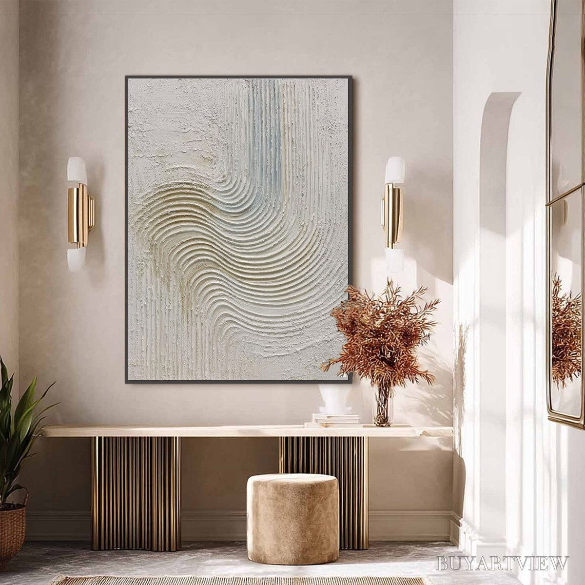BUYARTVIEW Silent Frequency – Textured Wabi Sabi Minimalist Abstract - image 6