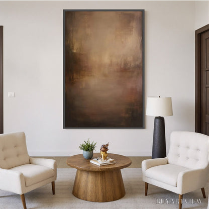 BUYARTVIEW Fading Ember – Wabi Sabi Abstract Art for Sophisticated Spaces - image 4