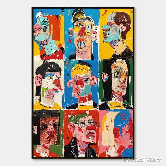 BUYARTVIEW Facets of Identity – Colorful, Expressive Portrait Series - image 1