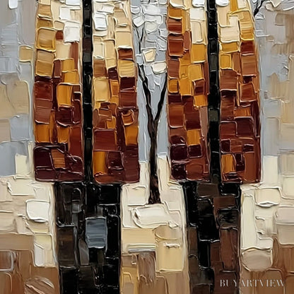BUYARTVIEW the Companions – Textured Figurative Impasto Art for Modern Decor - image 5