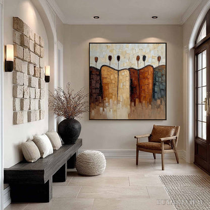 BUYARTVIEW Convergence – Textured Abstract Figurative Impasto Painting - image 6
