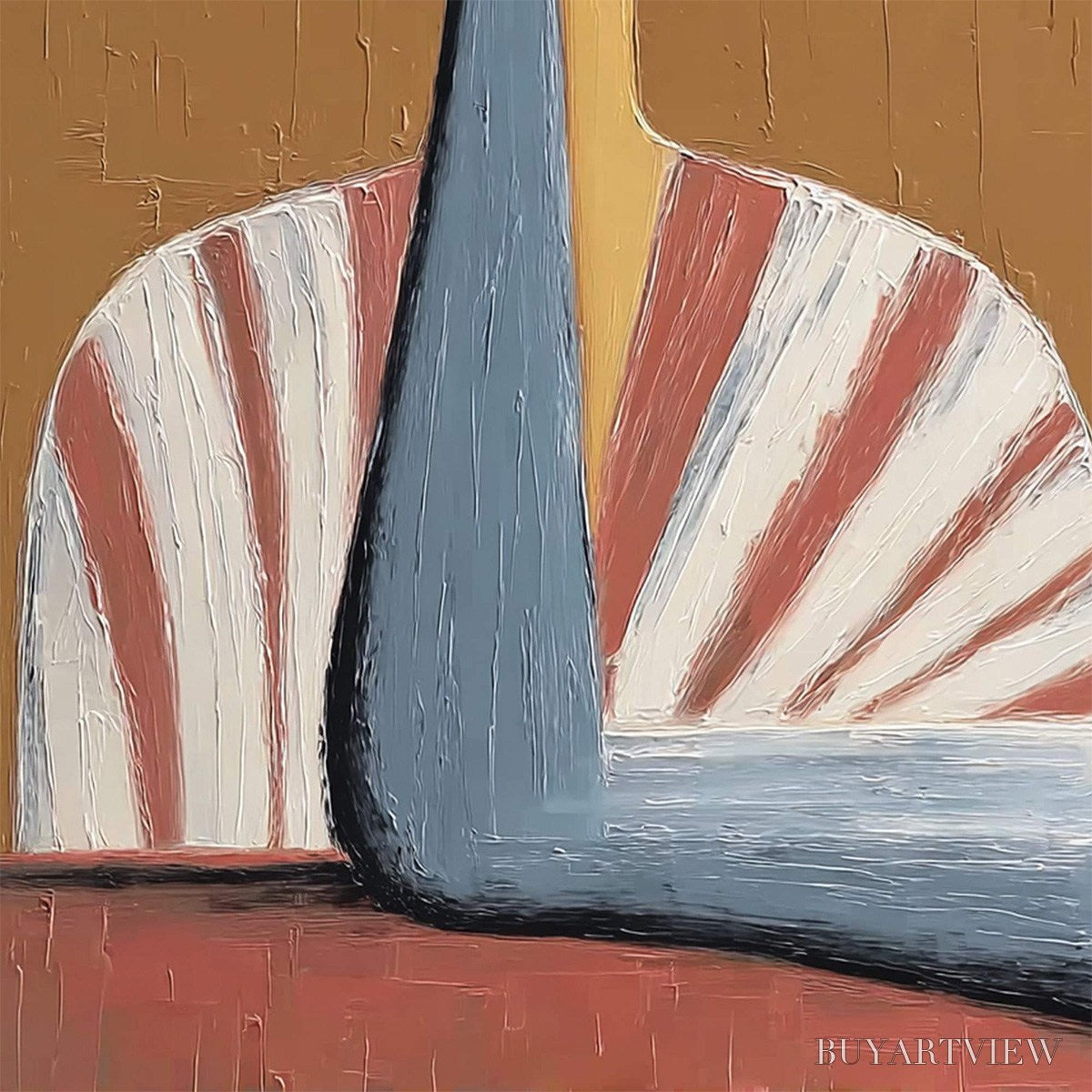 BUYARTVIEW the Muse – Textured Figurative Portrait Oil Painting for Modern Decor - image 5