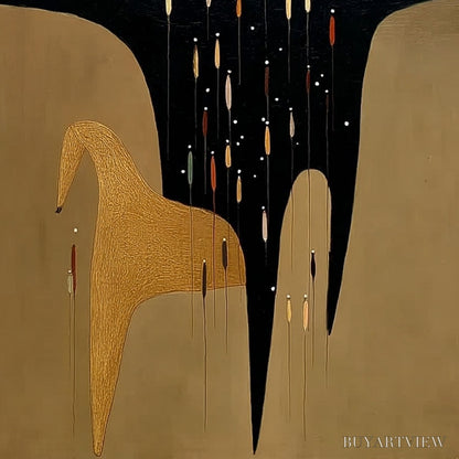 BUYARTVIEW the Ferryman'S Passage – Vertical Abstract Figurative - image 5