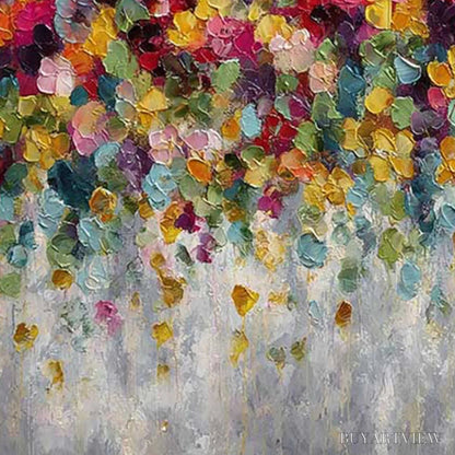 BUYARTVIEW Festival – Colorful Abstract Floral Impasto Painting - image 3