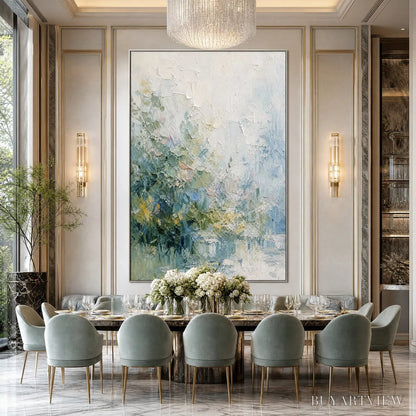 BUYARTVIEW Eternal Spring – Heavily Textured Abstract Floral Garden Painting - image 6