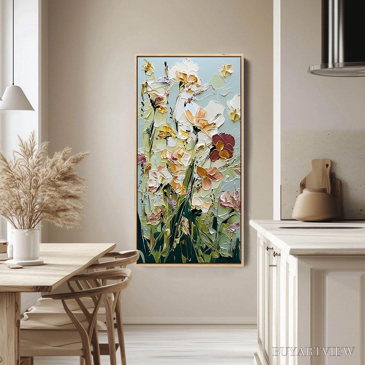 BUYARTVIEW Garden Serenade Impasto Floral Painting | Textured Oil - image 4