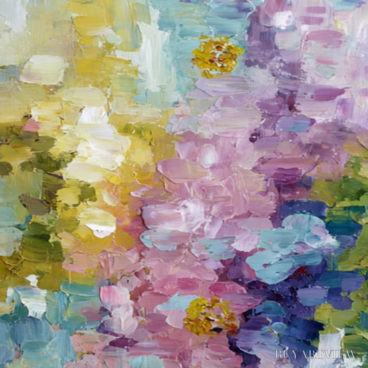 BUYARTVIEW Garden Reverie – Colorful Abstract Floral Impasto Painting Set - image 5