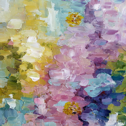 BUYARTVIEW Garden Reverie – Colorful Abstract Floral Impasto Painting Set - image 5