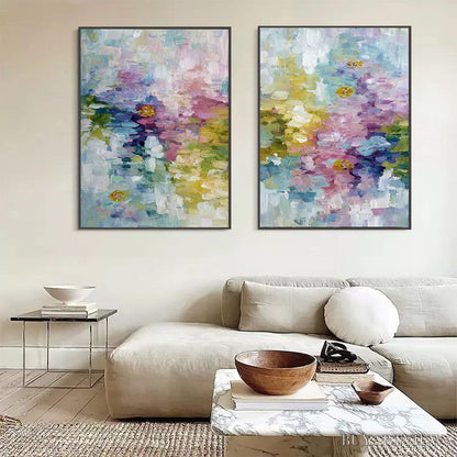 BUYARTVIEW Garden Reverie – Colorful Abstract Floral Impasto Painting Set - image 6