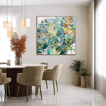 BUYARTVIEW Botanical Rhapsody – Abstract Impressionist Floral Painting - image 3