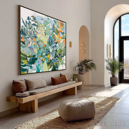 BUYARTVIEW Botanical Rhapsody – Abstract Impressionist Floral Painting - image 5