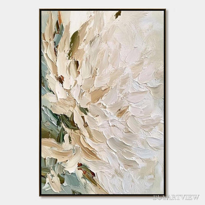 BUYARTVIEW Petals of Dawn – Textured Impressionist Floral Oil Painting - image 1