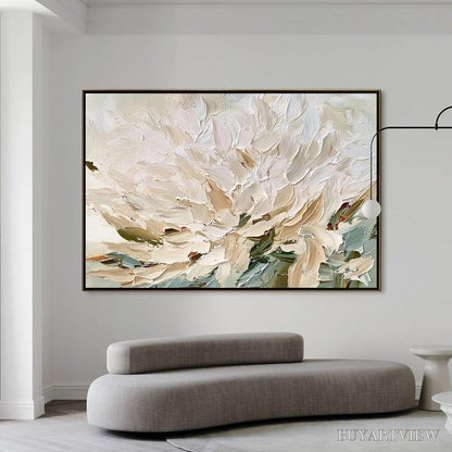 BUYARTVIEW Petals of Dawn – Textured Impressionist Floral Oil Painting - image 2