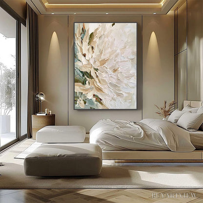BUYARTVIEW Petals of Dawn – Textured Impressionist Floral Oil Painting - image 5
