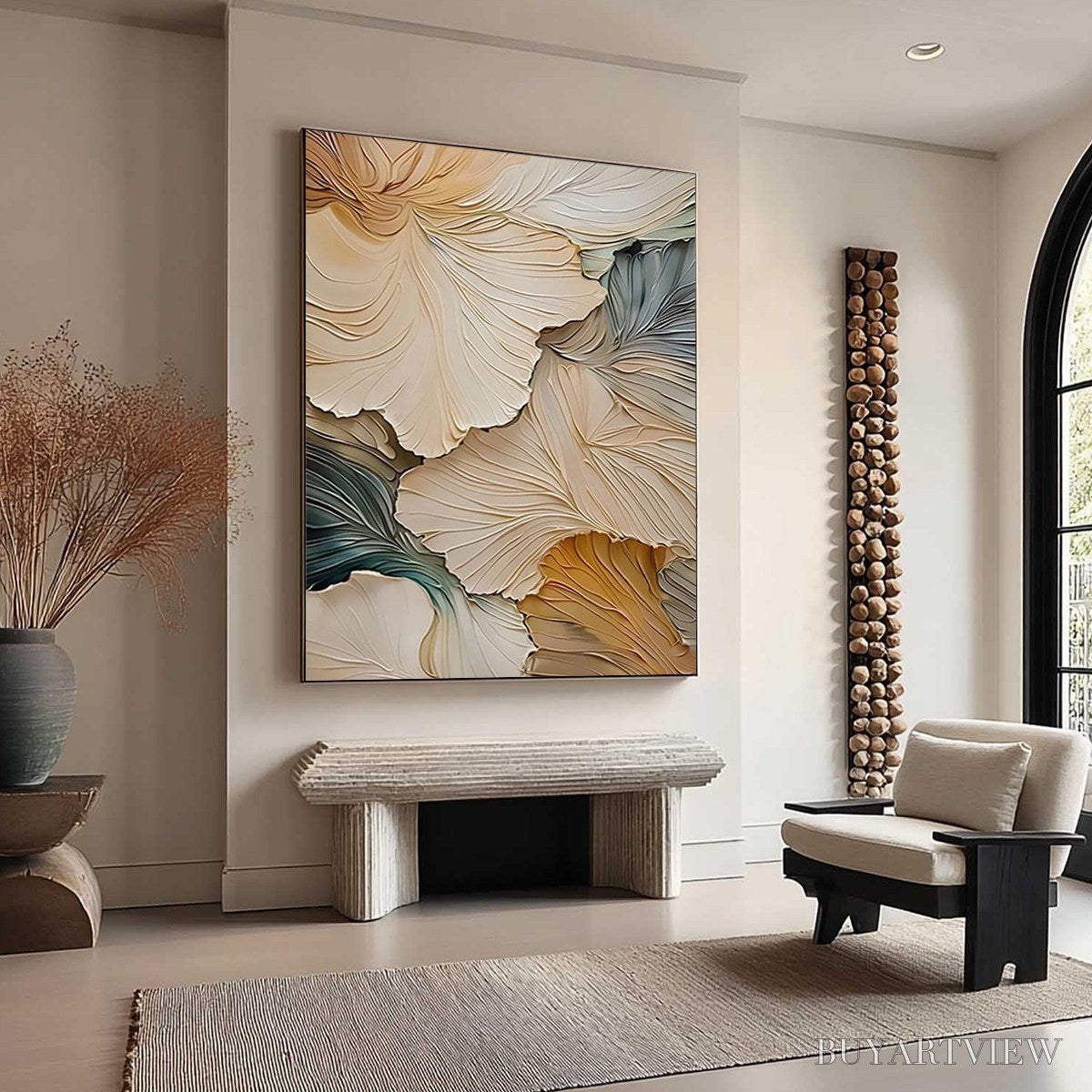 BUYARTVIEW Petal Whisper – Soft Impressionist Floral Oil Painting - image 3