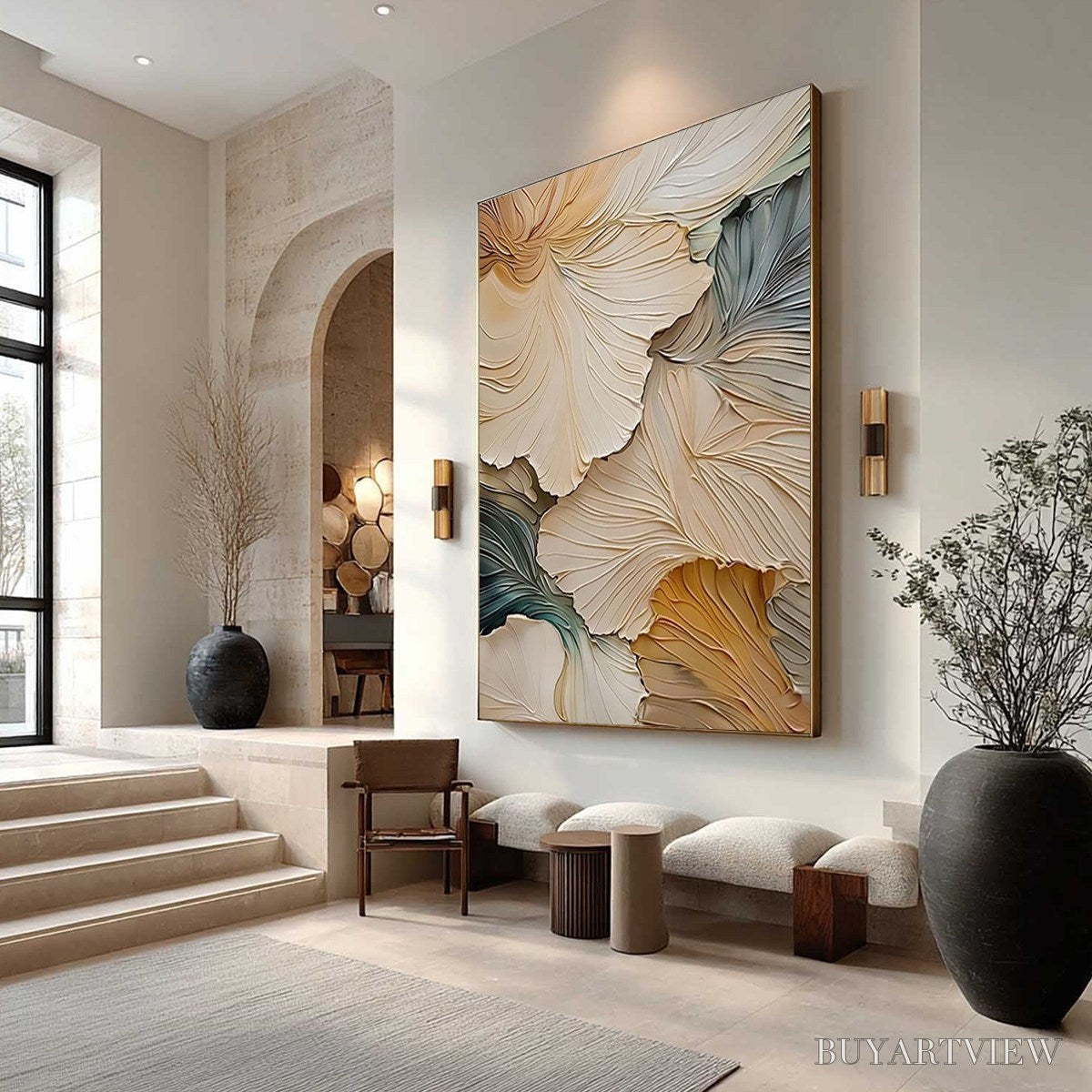 BUYARTVIEW Petal Whisper – Soft Impressionist Floral Oil Painting - image 6