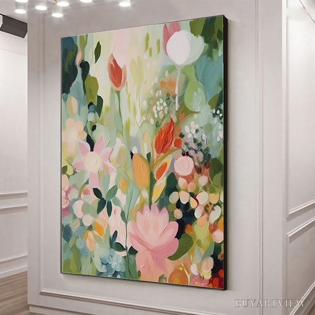 BUYARTVIEW Secret Garden – Dreamy Floral Oil Painting - image 4