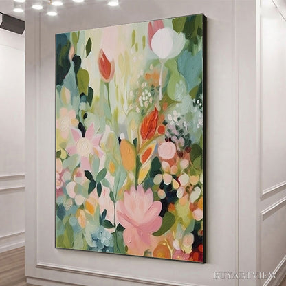 BUYARTVIEW Secret Garden – Dreamy Floral Oil Painting - image 4