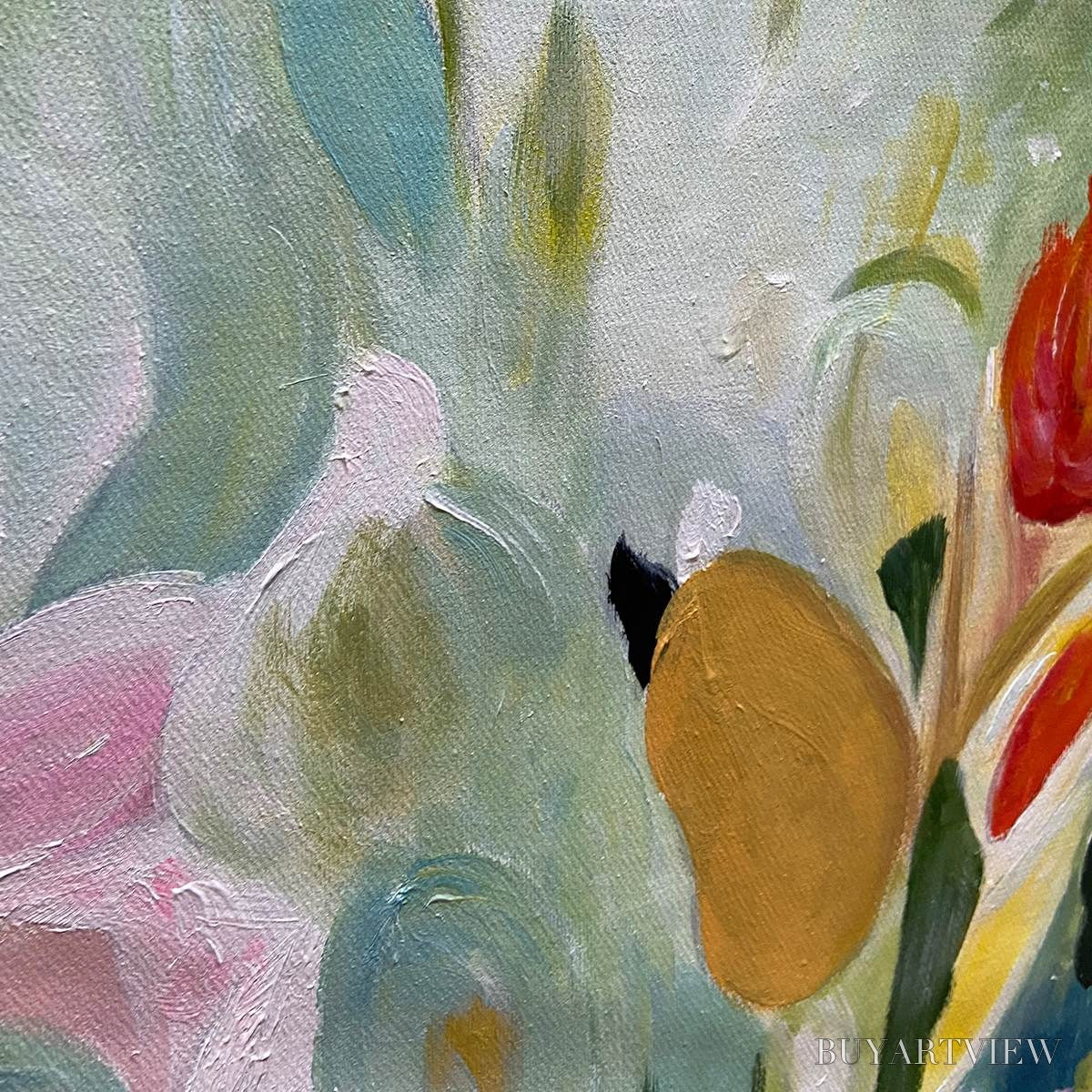 BUYARTVIEW Secret Garden – Dreamy Floral Oil Painting - image 5