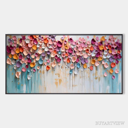BUYARTVIEW Vibrant Petals-A Burst of Colors in Oil Painting - image 1