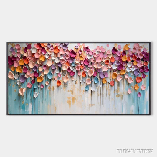 BUYARTVIEW Vibrant Petals-A Burst of Colors in Oil Painting - image 1