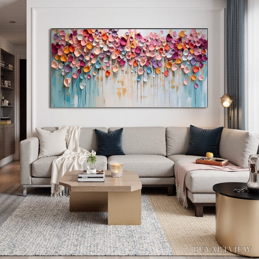 BUYARTVIEW Vibrant Petals-A Burst of Colors in Oil Painting - image 2