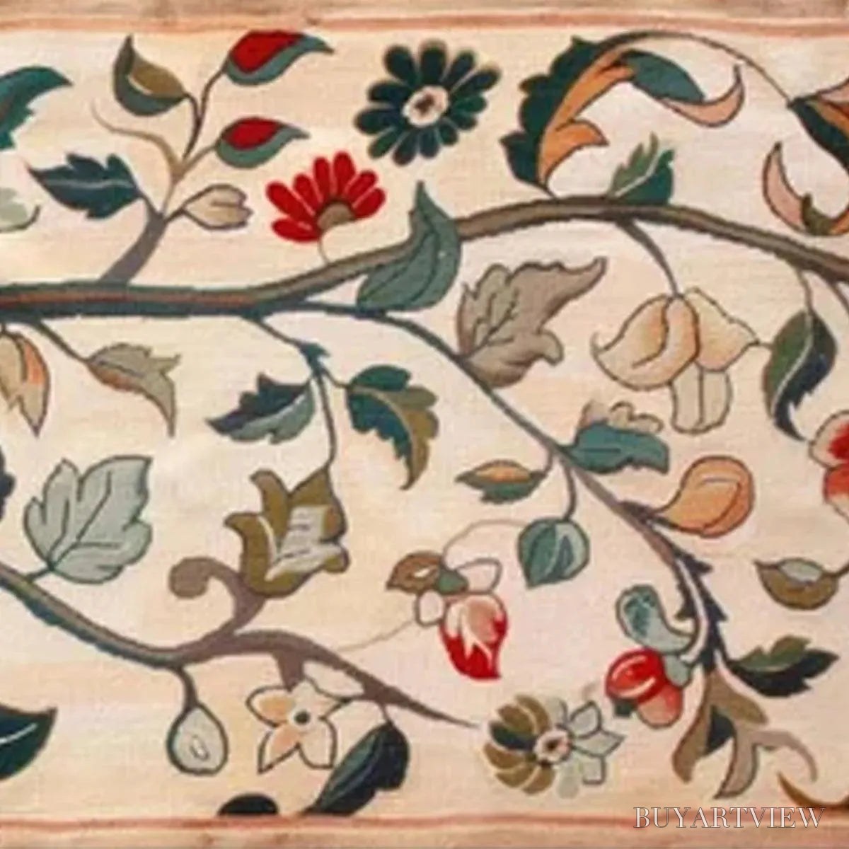 BUYARTVIEW Flowering Branch Tapestry Panoramic – Floral Tapestry Painting, Panoramic - image 6