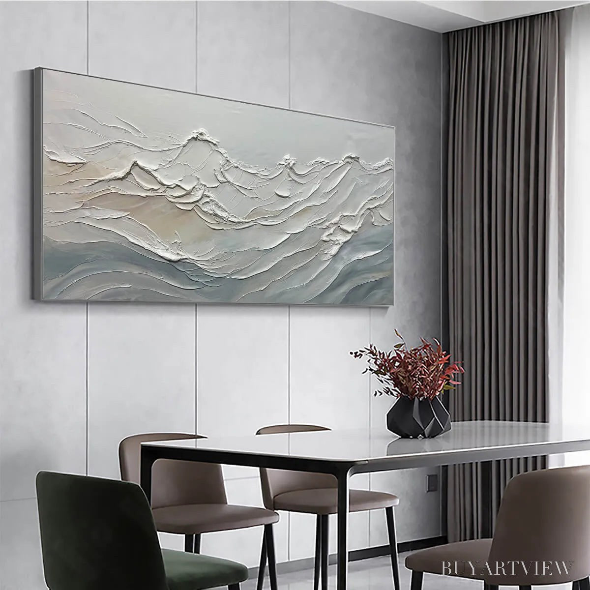 BUYARTVIEW Desert Winds – Textured Landscape Impasto Oil Painting on Canvas - image 4