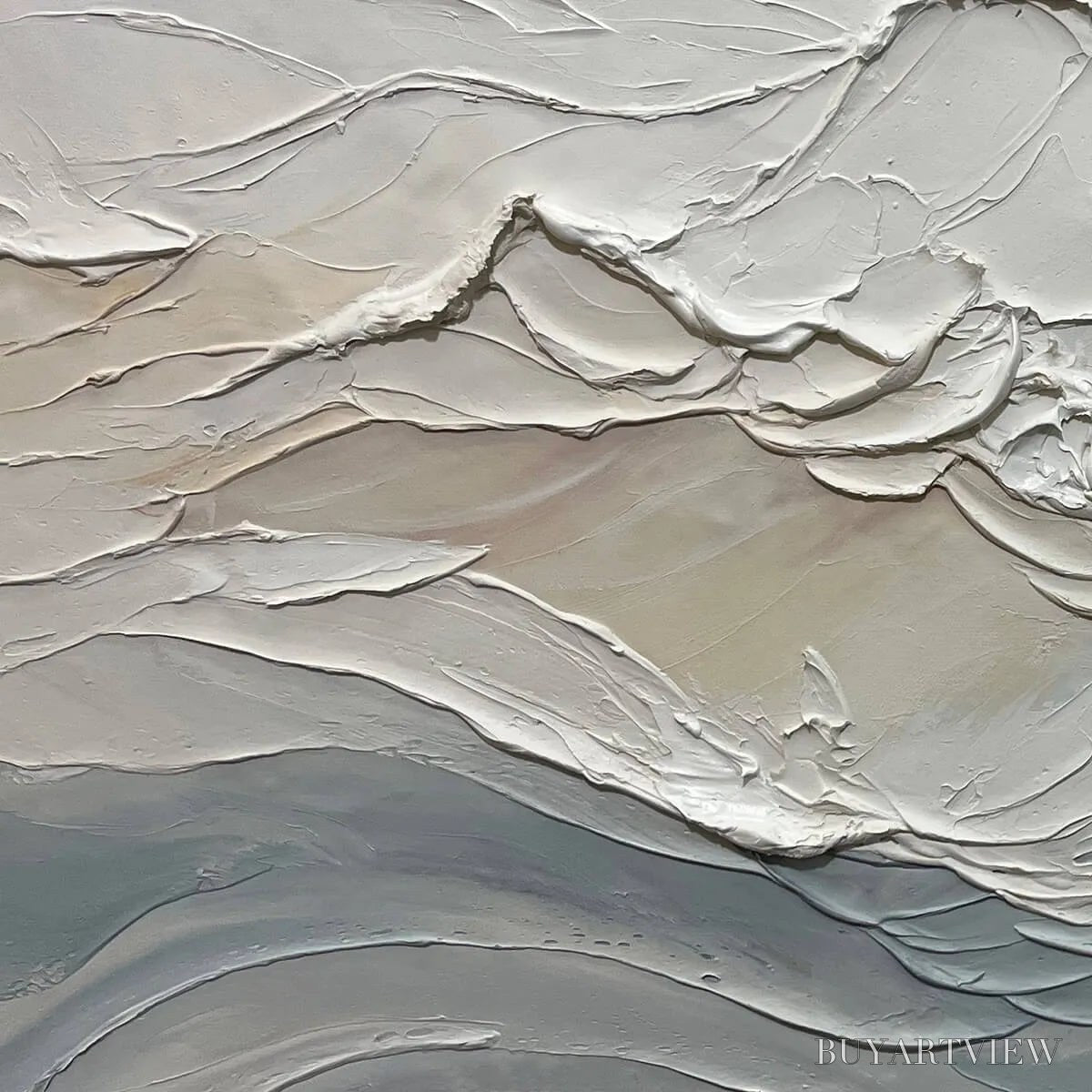 BUYARTVIEW Desert Winds – Textured Landscape Impasto Oil Painting on Canvas - image 5