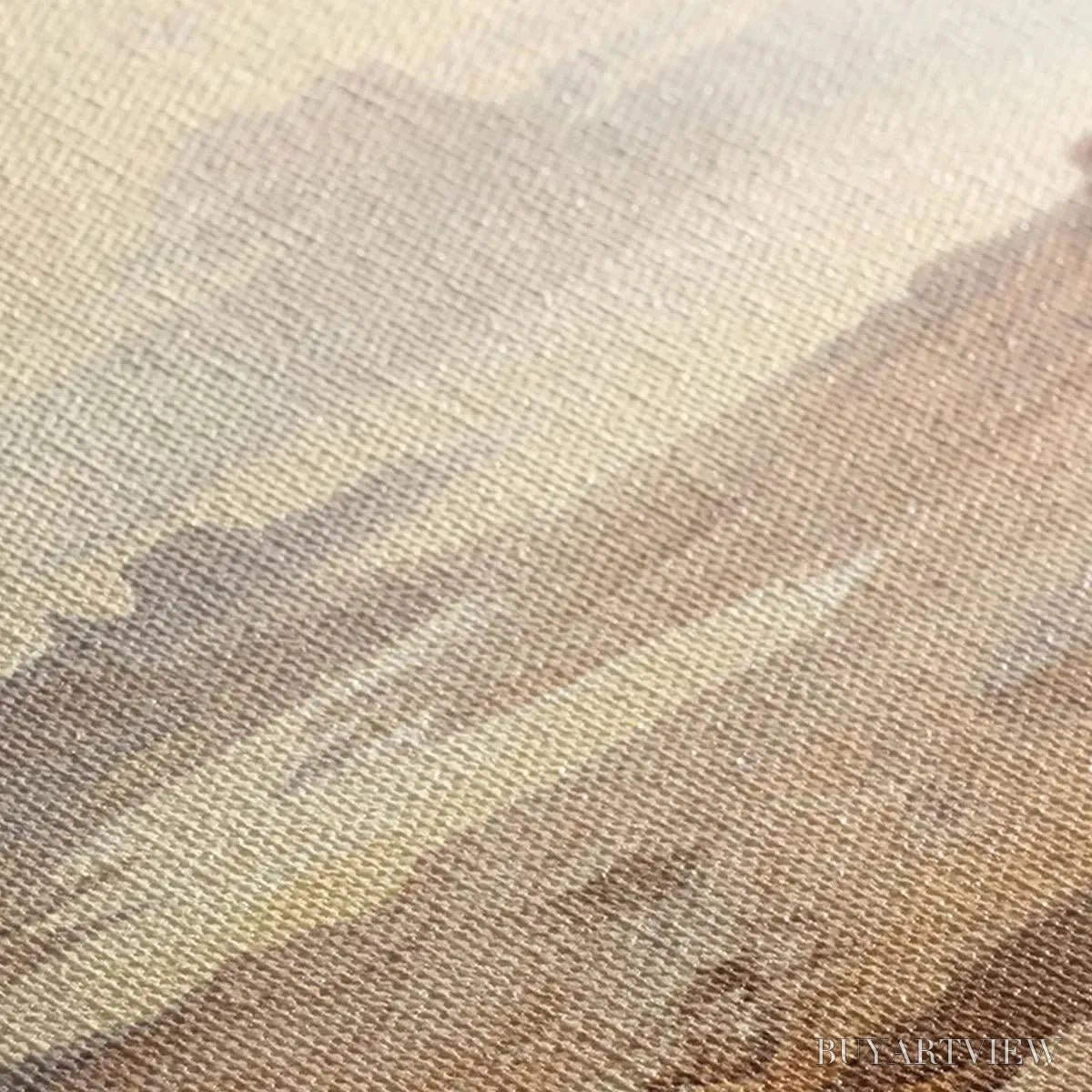 BUYARTVIEW Desert Mist Panoramic – Desert Landscape Painting, Panoramic , Minimalist Decor - image 3