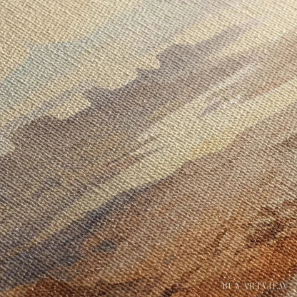 BUYARTVIEW Desert Mist Panoramic – Desert Landscape Painting, Panoramic , Minimalist Decor - image 6