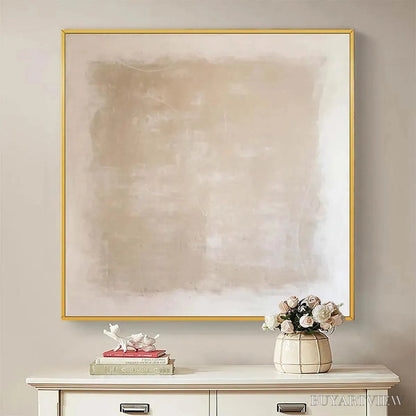 BUYARTVIEW Desert Sands – Minimalist Textured Painting in Beige - image 2